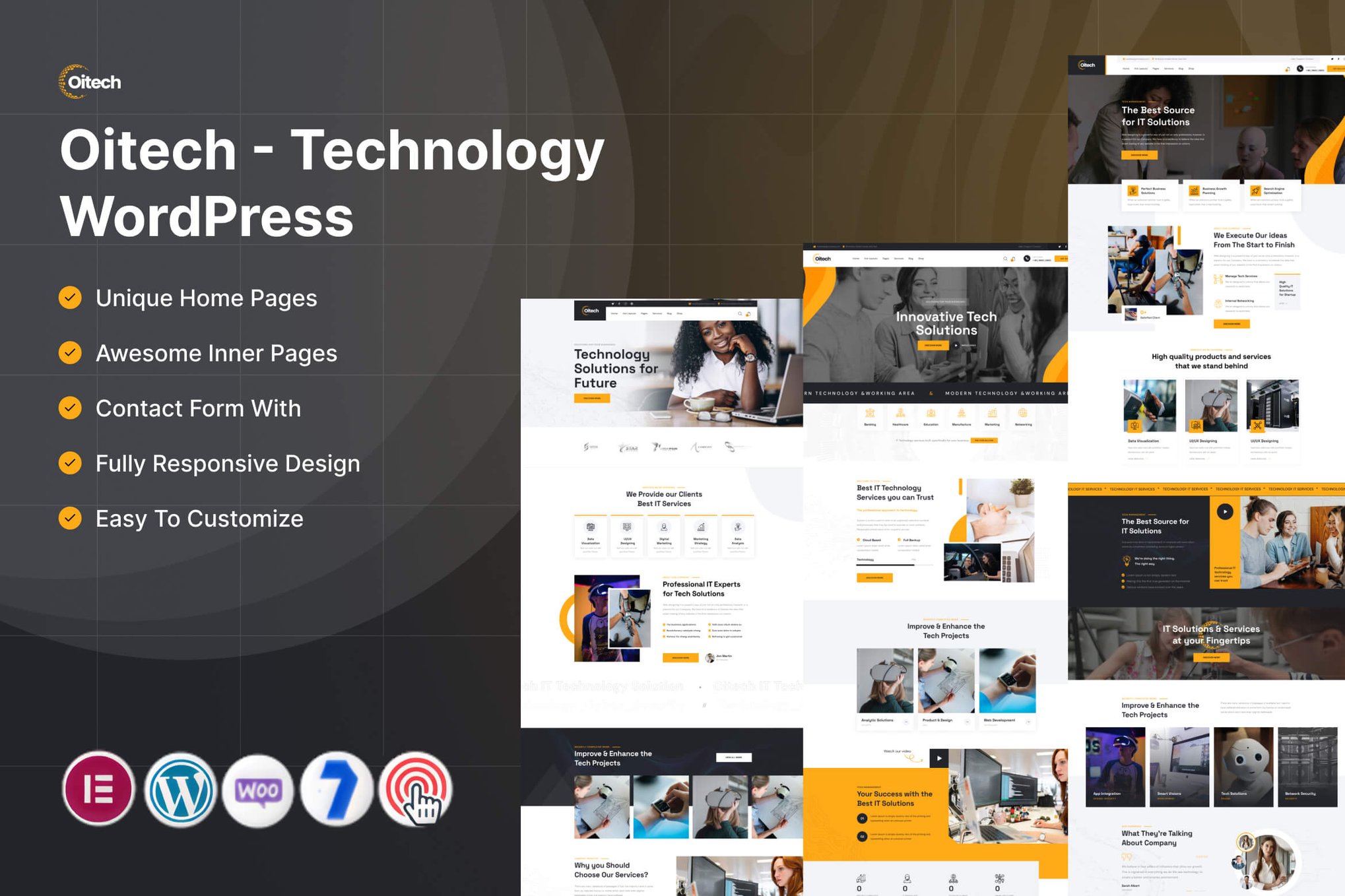 Oitech - Technology WordPress theme cover image