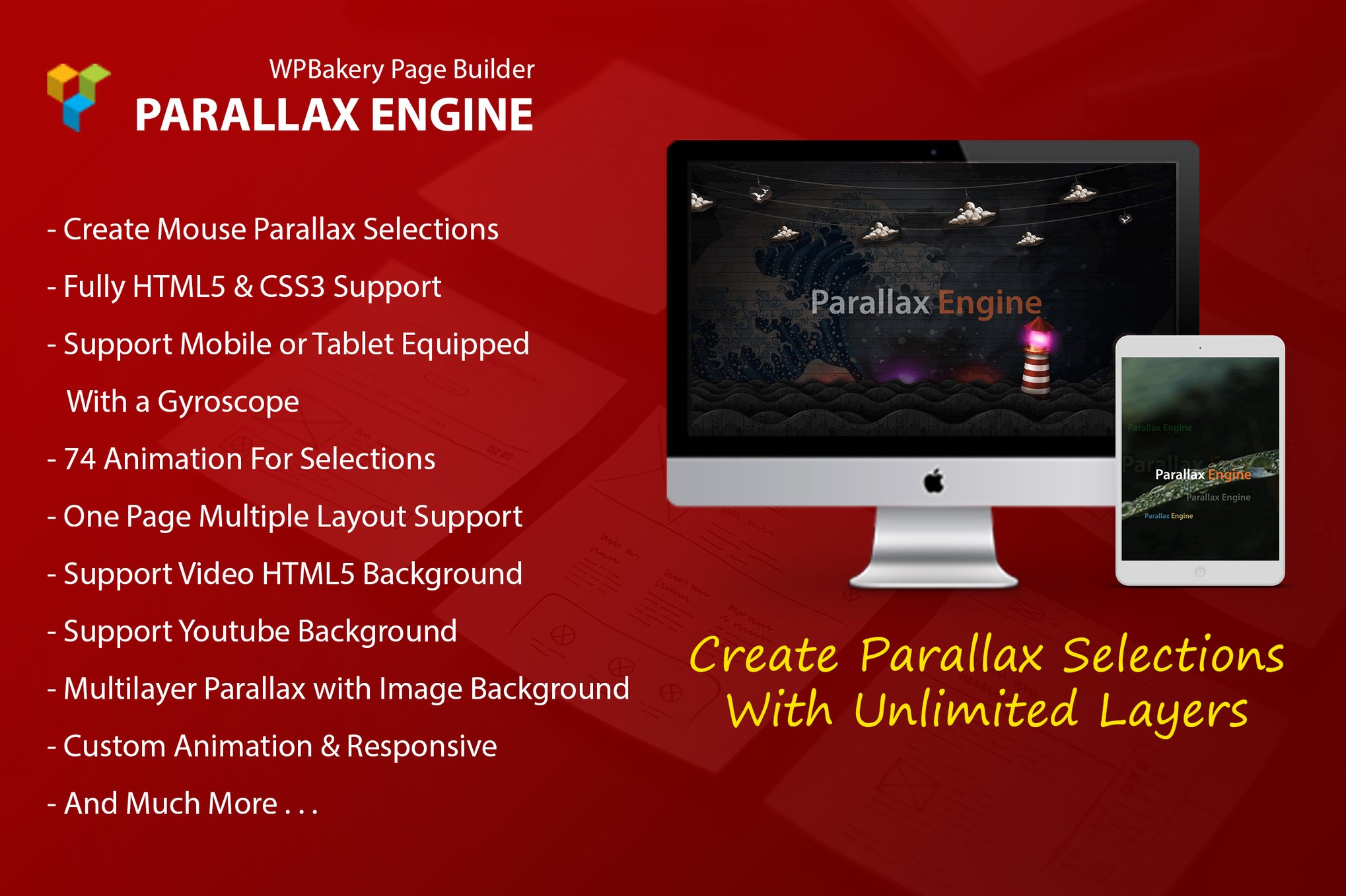 Parallax Engine - Addon For WPBakery Page Builder plugin cover image