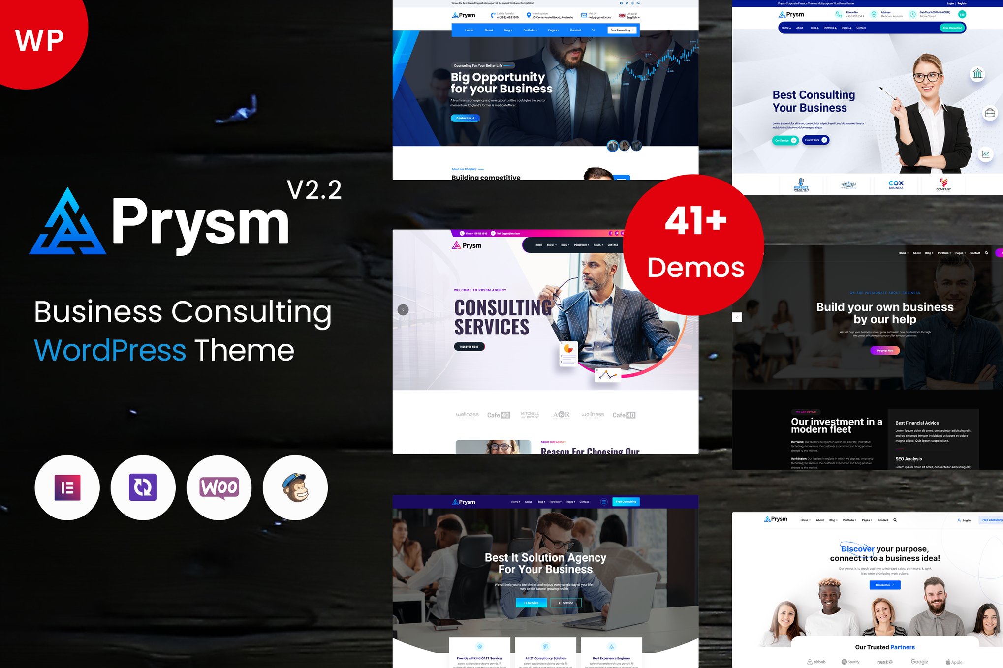Prysm - Consulting & Business Theme theme cover image