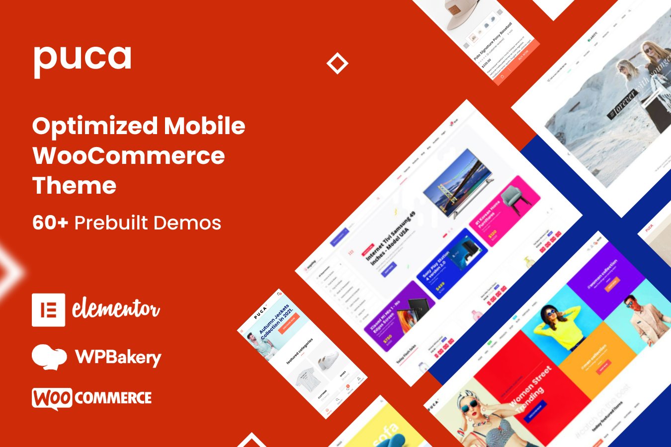 Puca - Optimized Mobile WooCommerce Theme theme cover image
