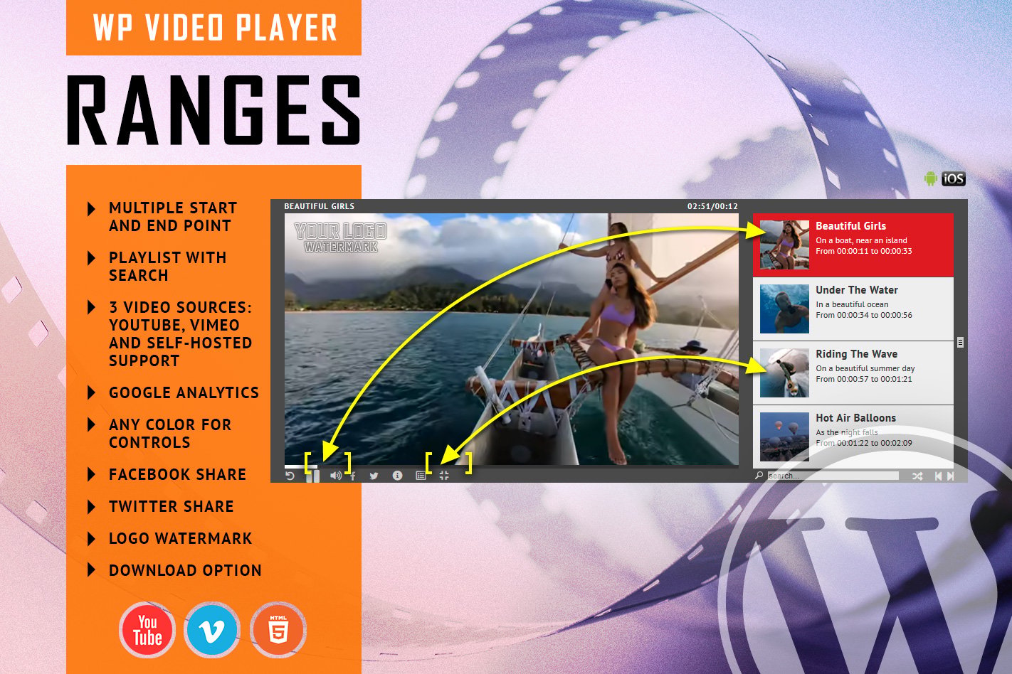 RANGES - Video Player With Multiple Intervals plugin cover image