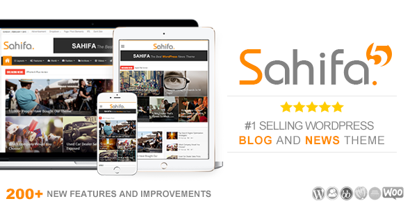 Sahifa - Responsive News / Magazine / Blog Theme theme cover image