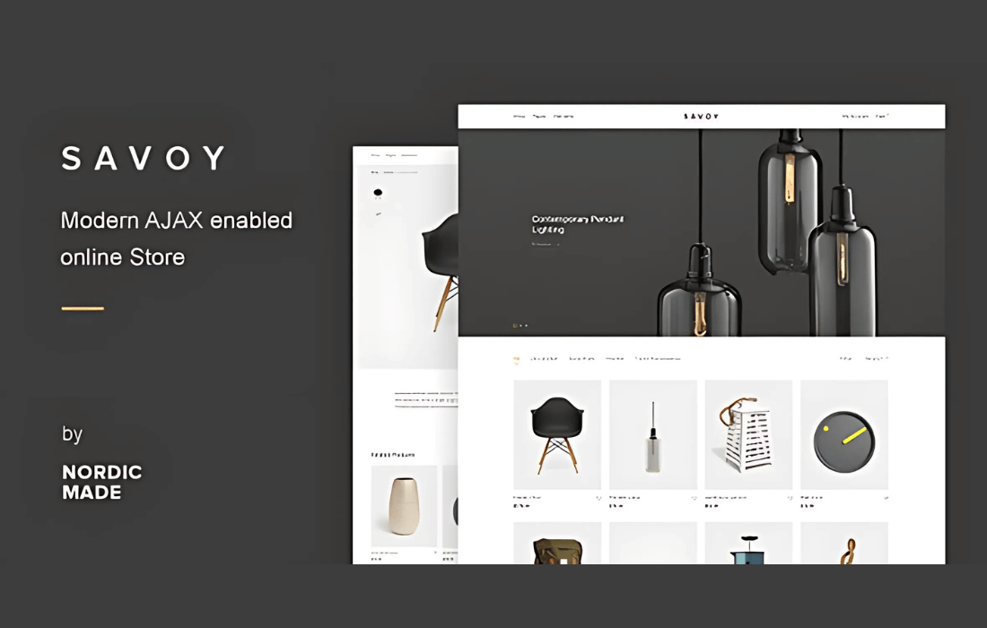 Savoy - Minimalist AJAX WooCommerce Theme theme cover image