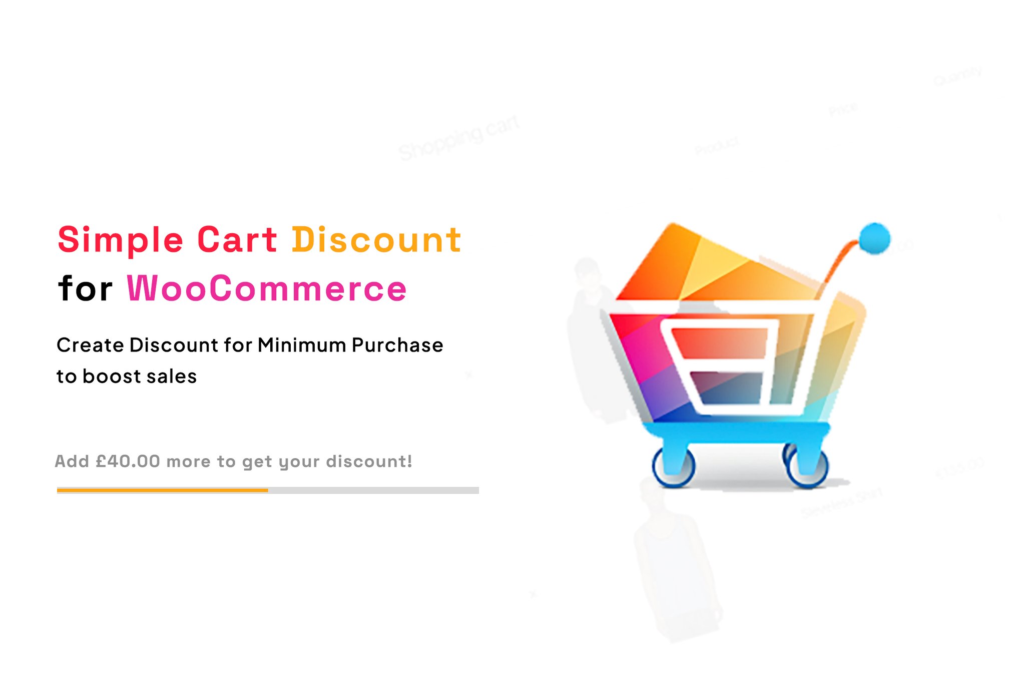 Simple Cart Discount for WooCommerce plugin cover image