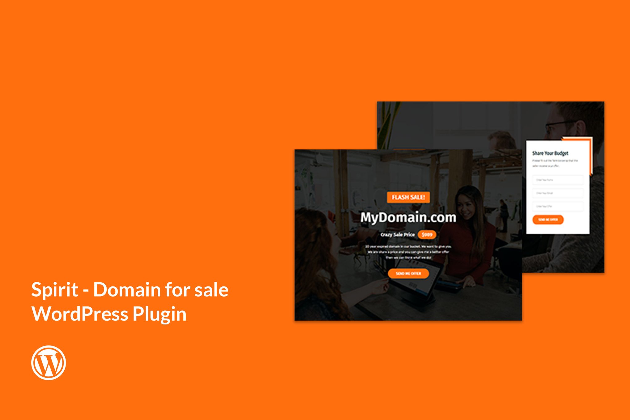 Spirit - Domain for Sale WordPress Plugin plugin cover image