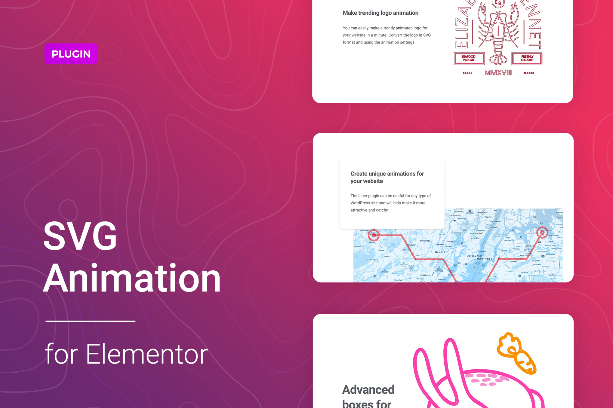 SVG Animation for Elementor plugin cover image