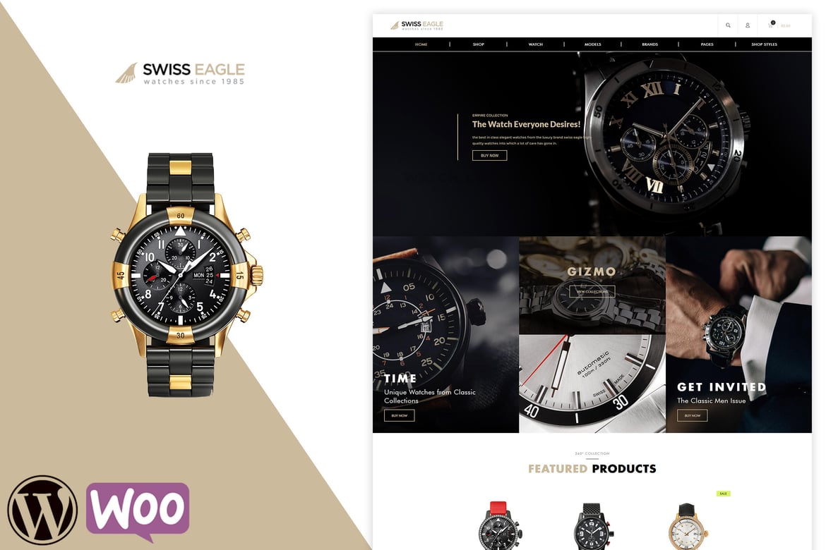 Swiss Eagle – WooCommerce Shop Theme theme cover image
