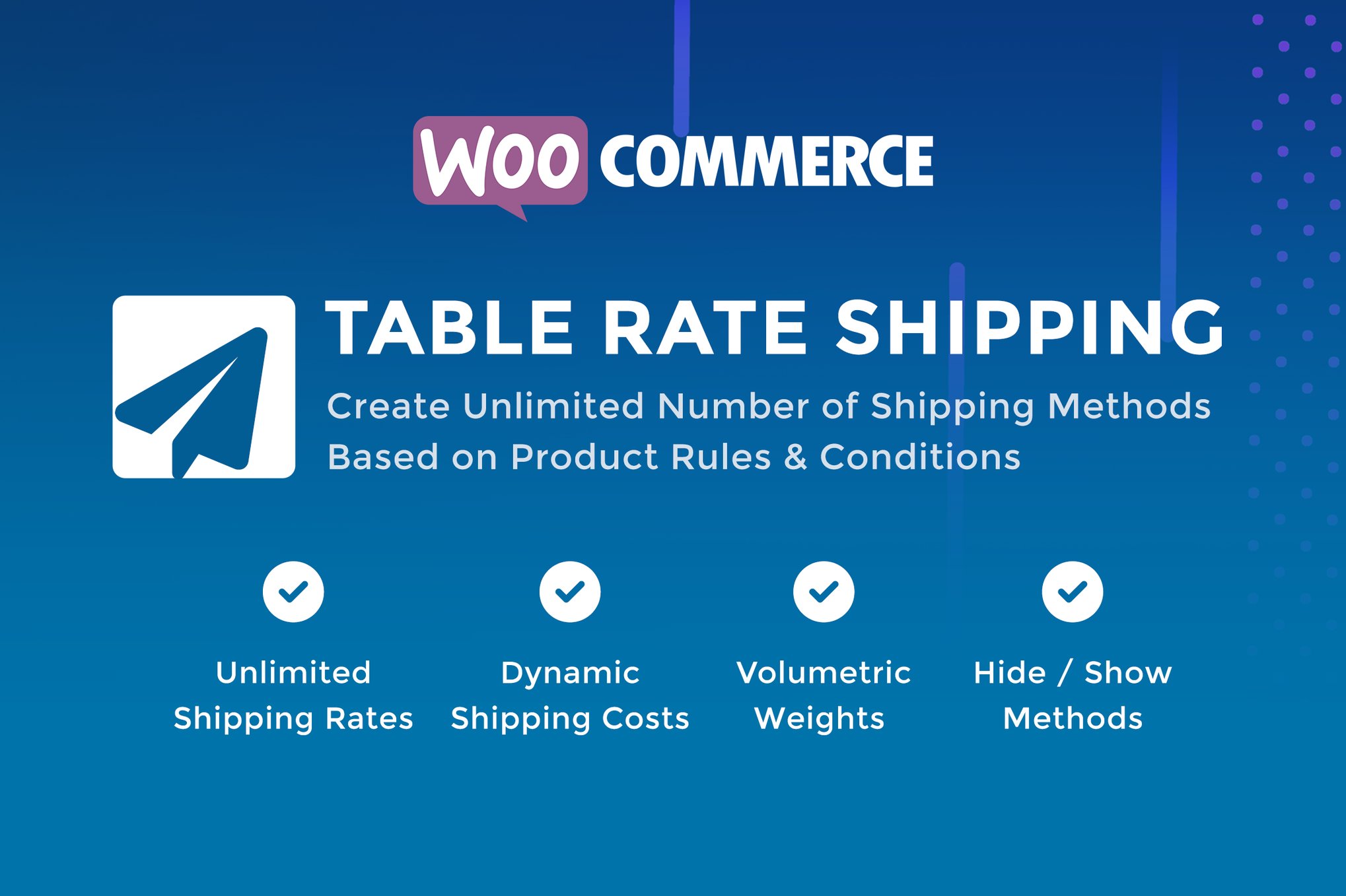 Table Rate Shipping - WooCommerce plugin cover image