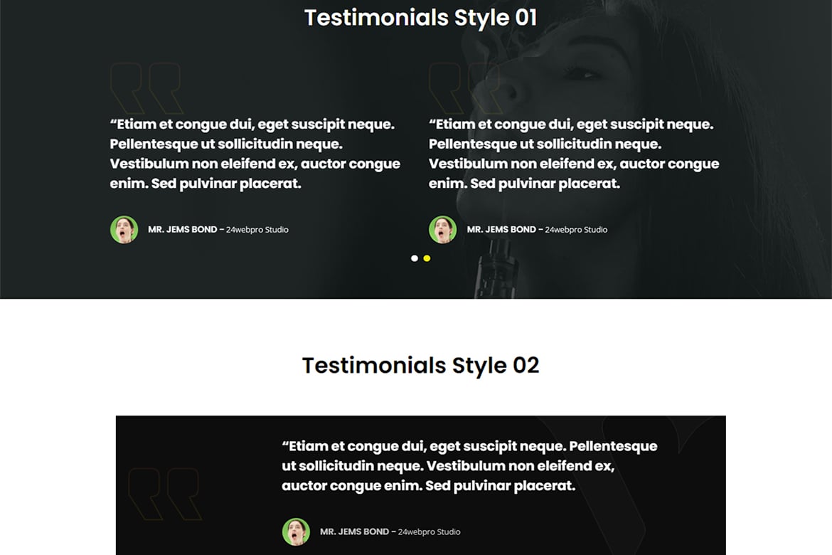Testimonials widget For Elementor plugin cover image