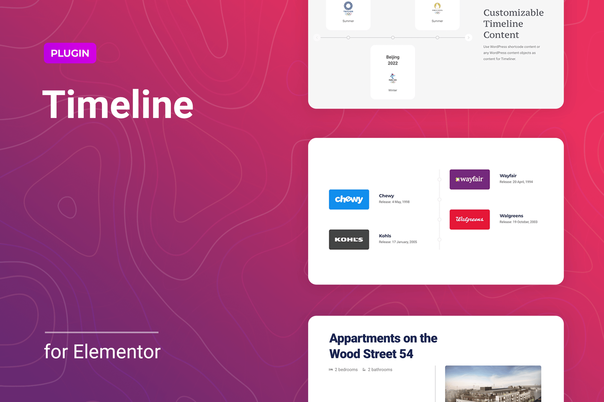 Timeliner for Elementor plugin cover image