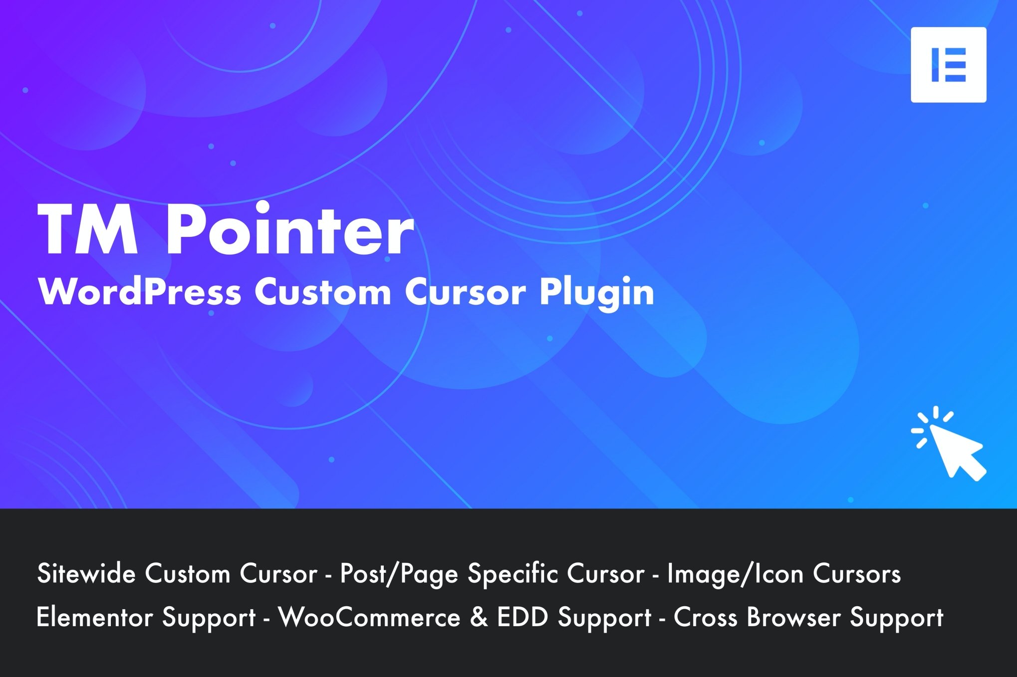 TM Pointer - WordPress Custom Cursor Plugin plugin cover image
