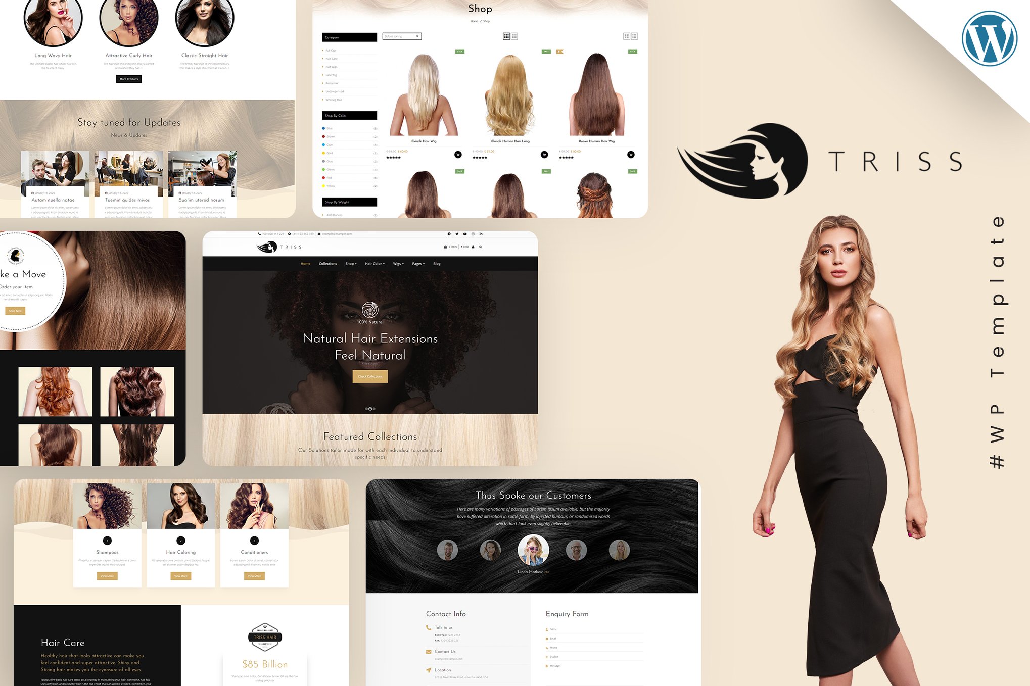 Triss - Beauty Cosmetics Shop theme cover image