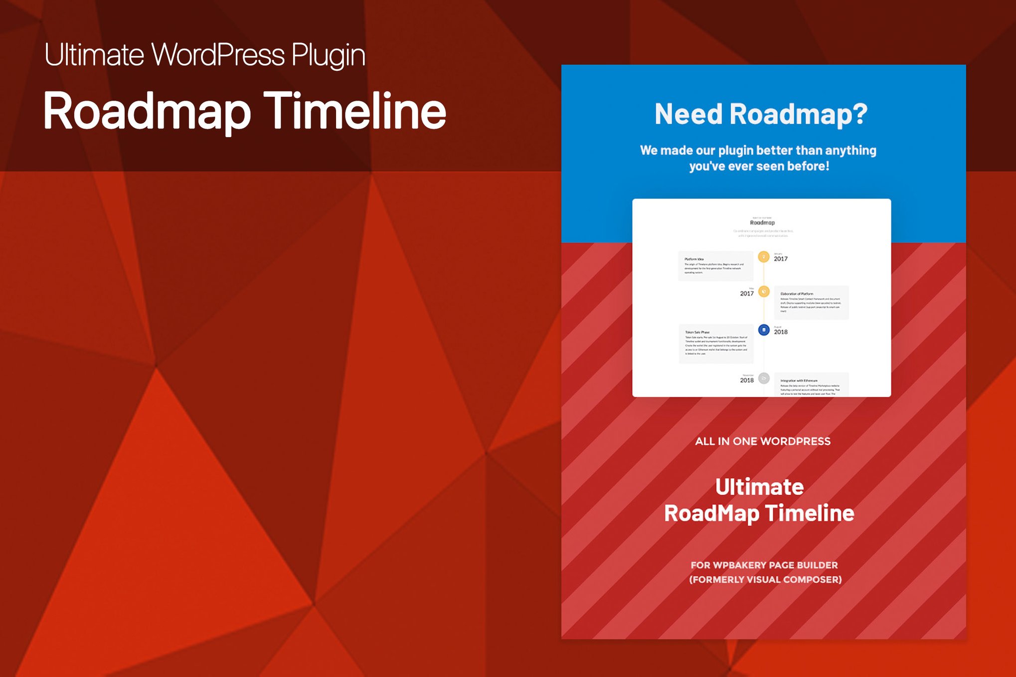Ultimate Roadmap Timeline WordPress plugin plugin cover image