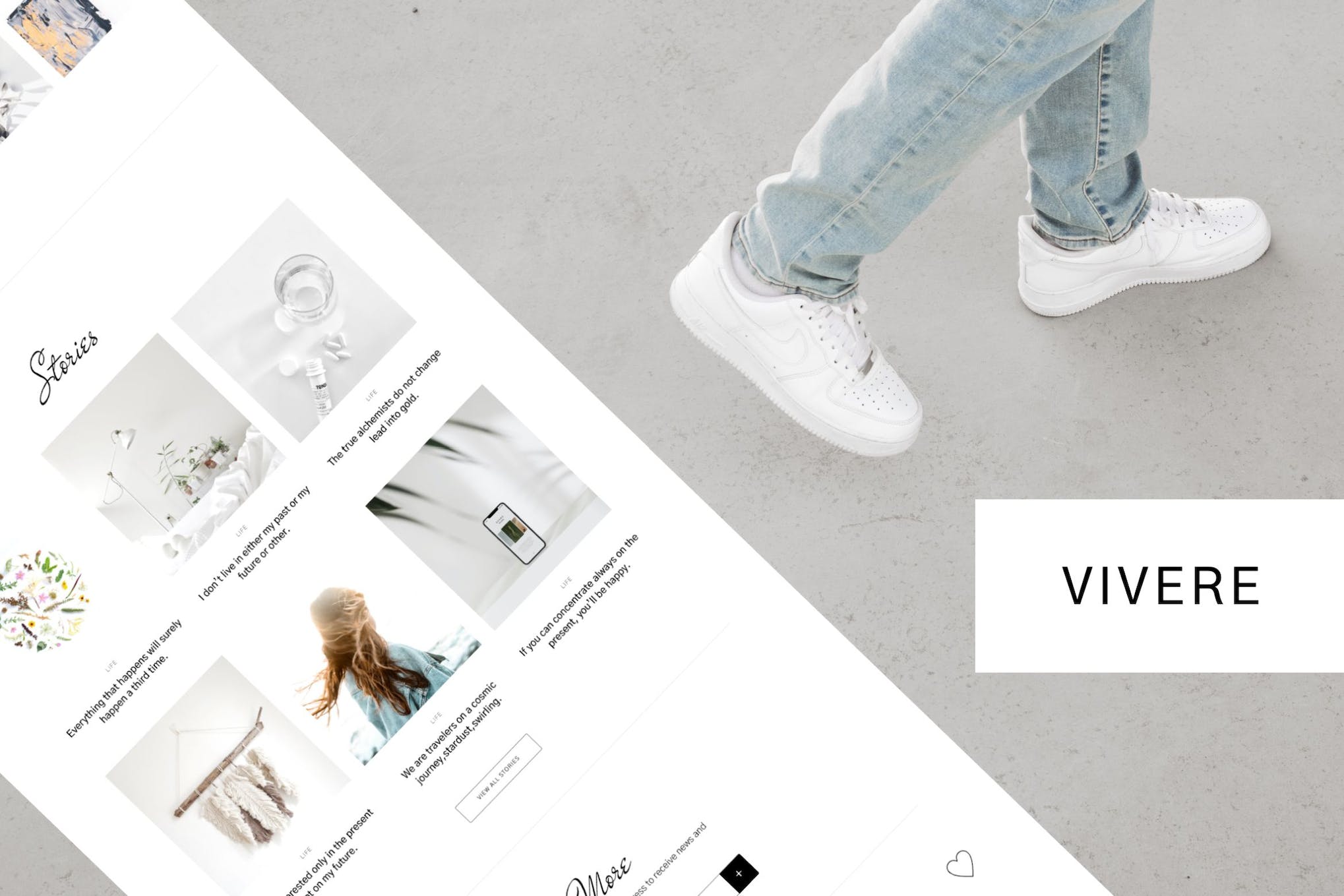 Vivere - Creative Blog Elementor Template Kit template kit cover image