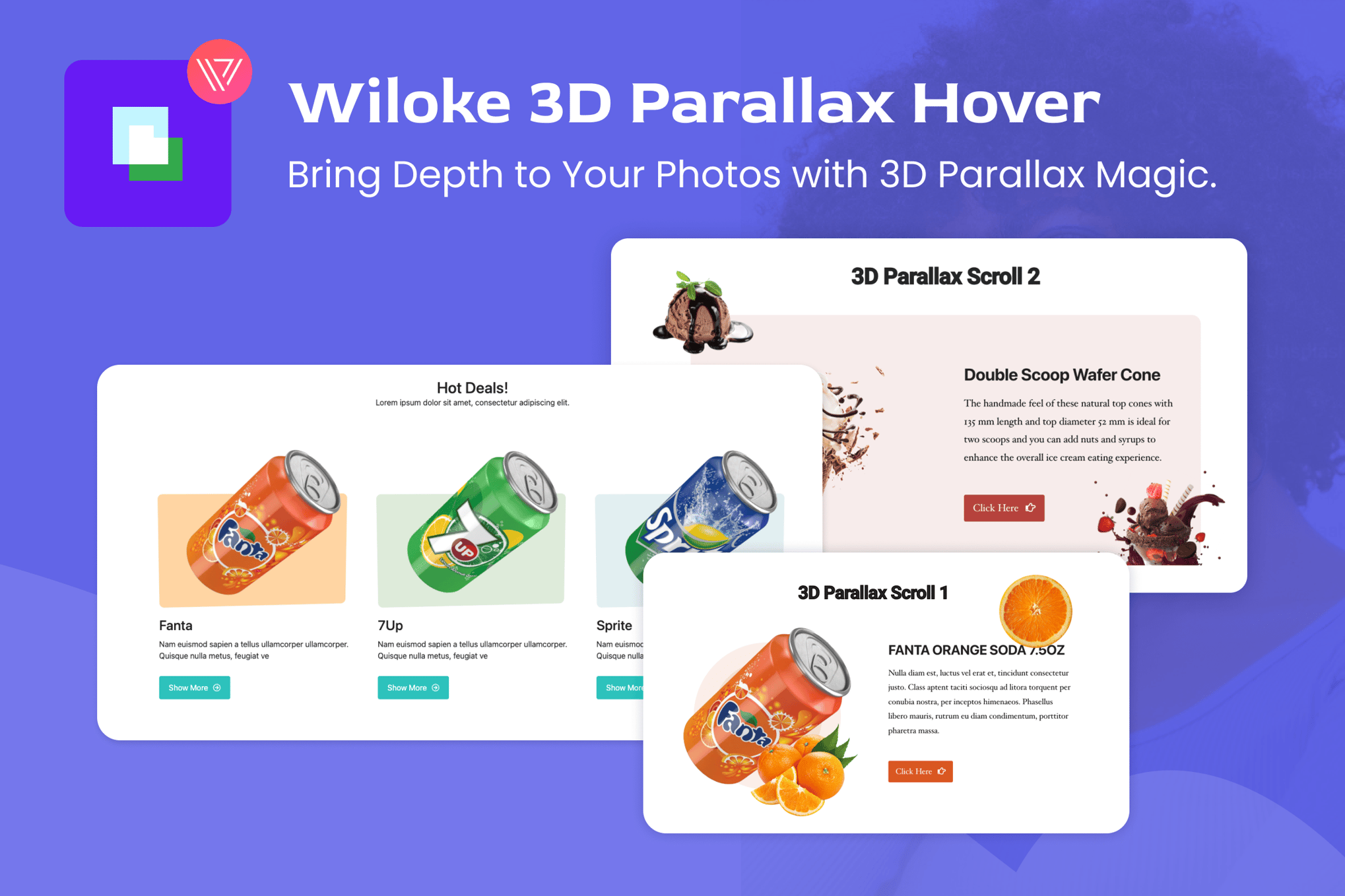 Wiloke 3D Parallax plugin cover image