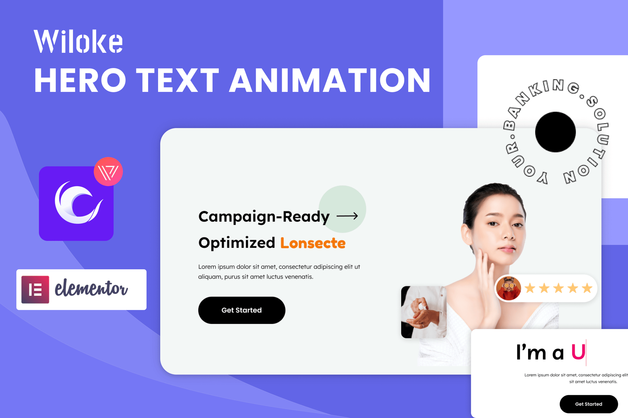 Wiloke Hero Text Animation for Elementor plugin cover image