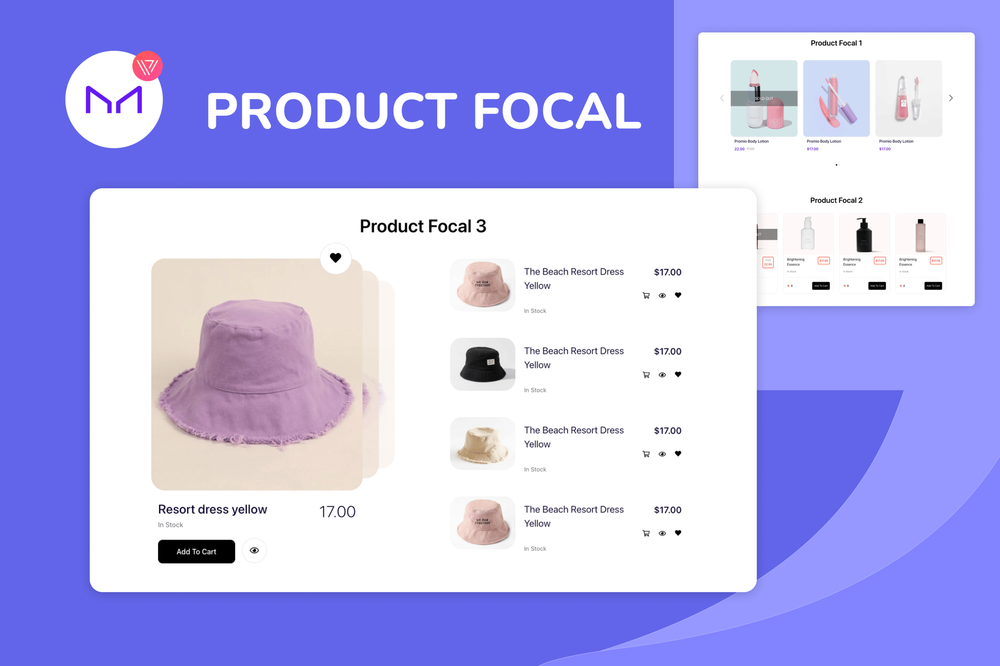 Wiloke Product Focal for Elementor plugin cover image