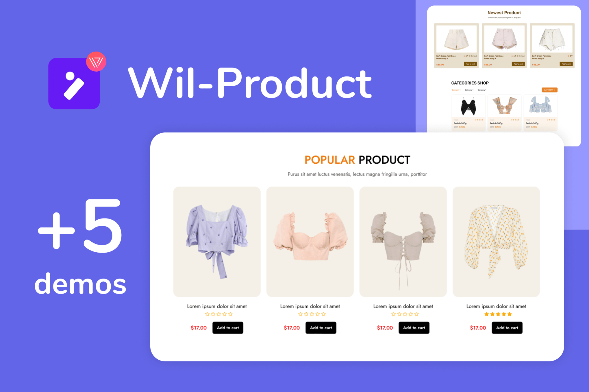 Wiloke WooCommerce Products Grid and Slider plugin cover image