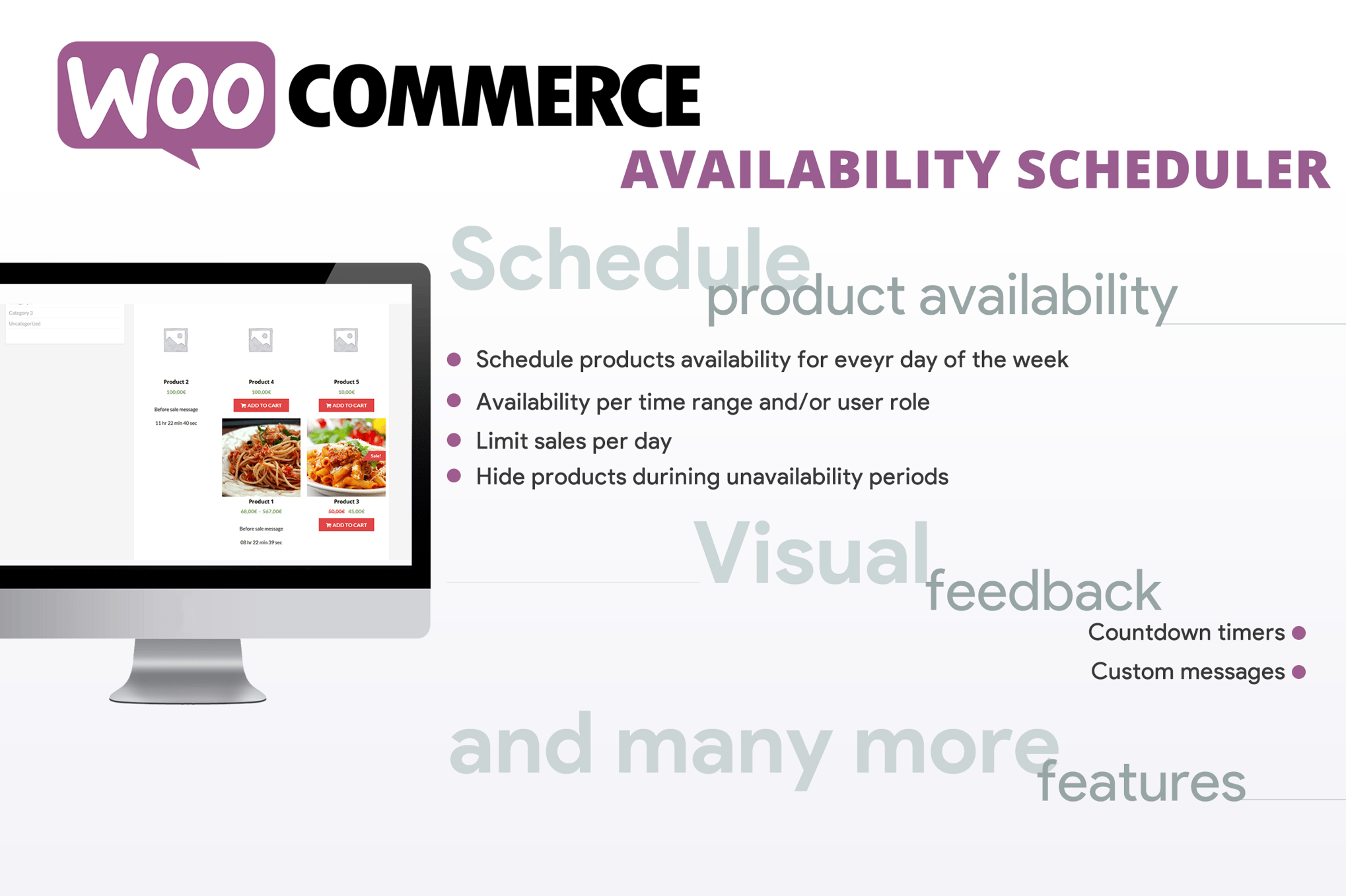 WooCommerce Availability Scheduler plugin cover image