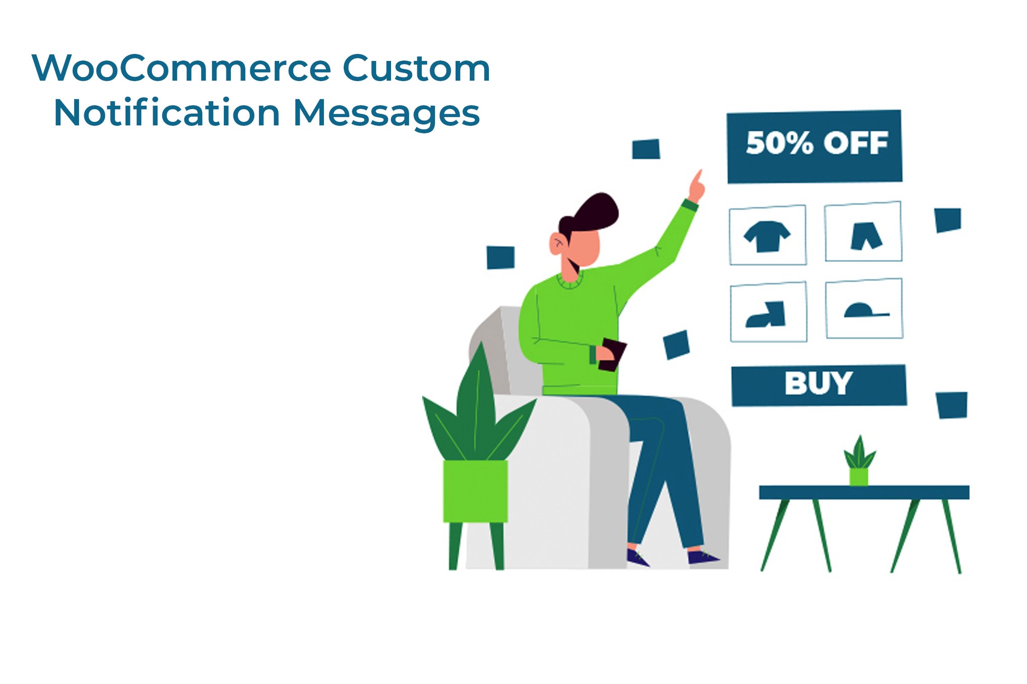 WooCommerce Custom Notification Messages plugin cover image