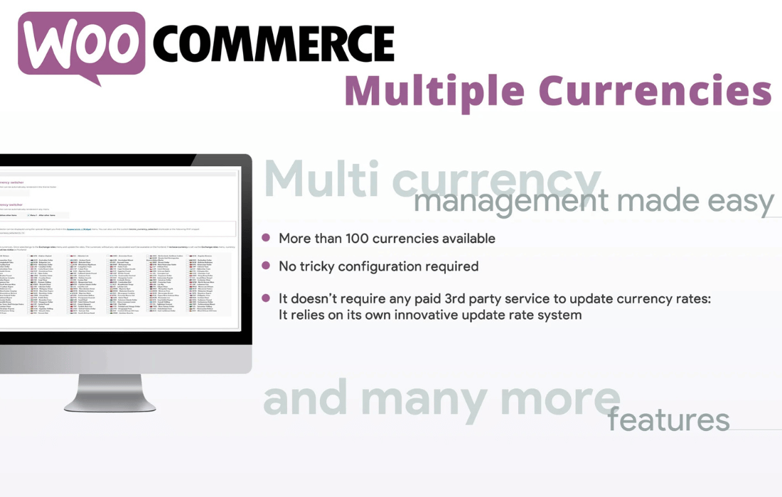 WooCommerce Multiple Currencies plugin cover image
