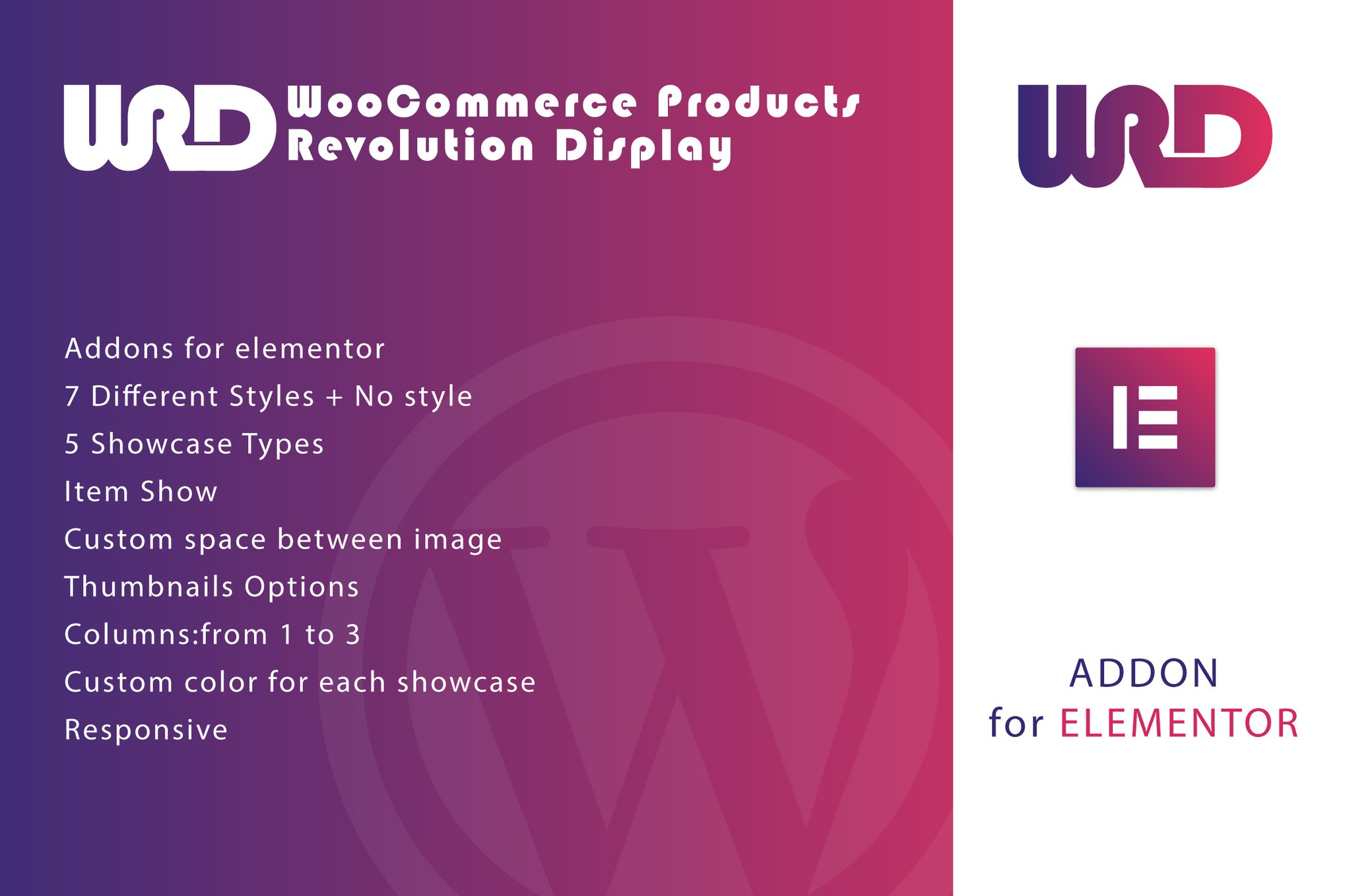 Woocommerce Products Revolution Display plugin cover image