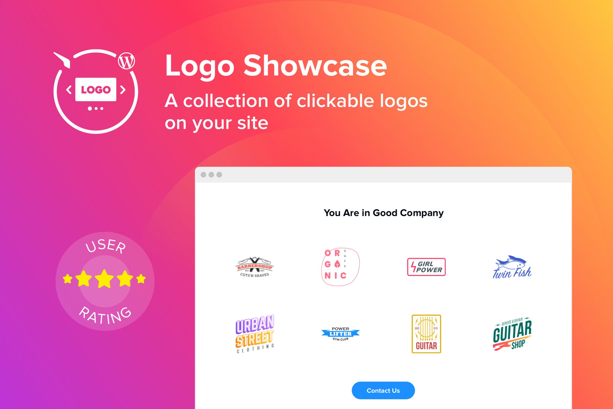 WordPress Logo Showcase Plugin plugin cover image