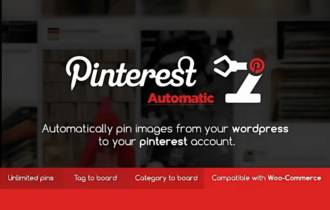 Wordpress Pinterest Automatic plugin cover image