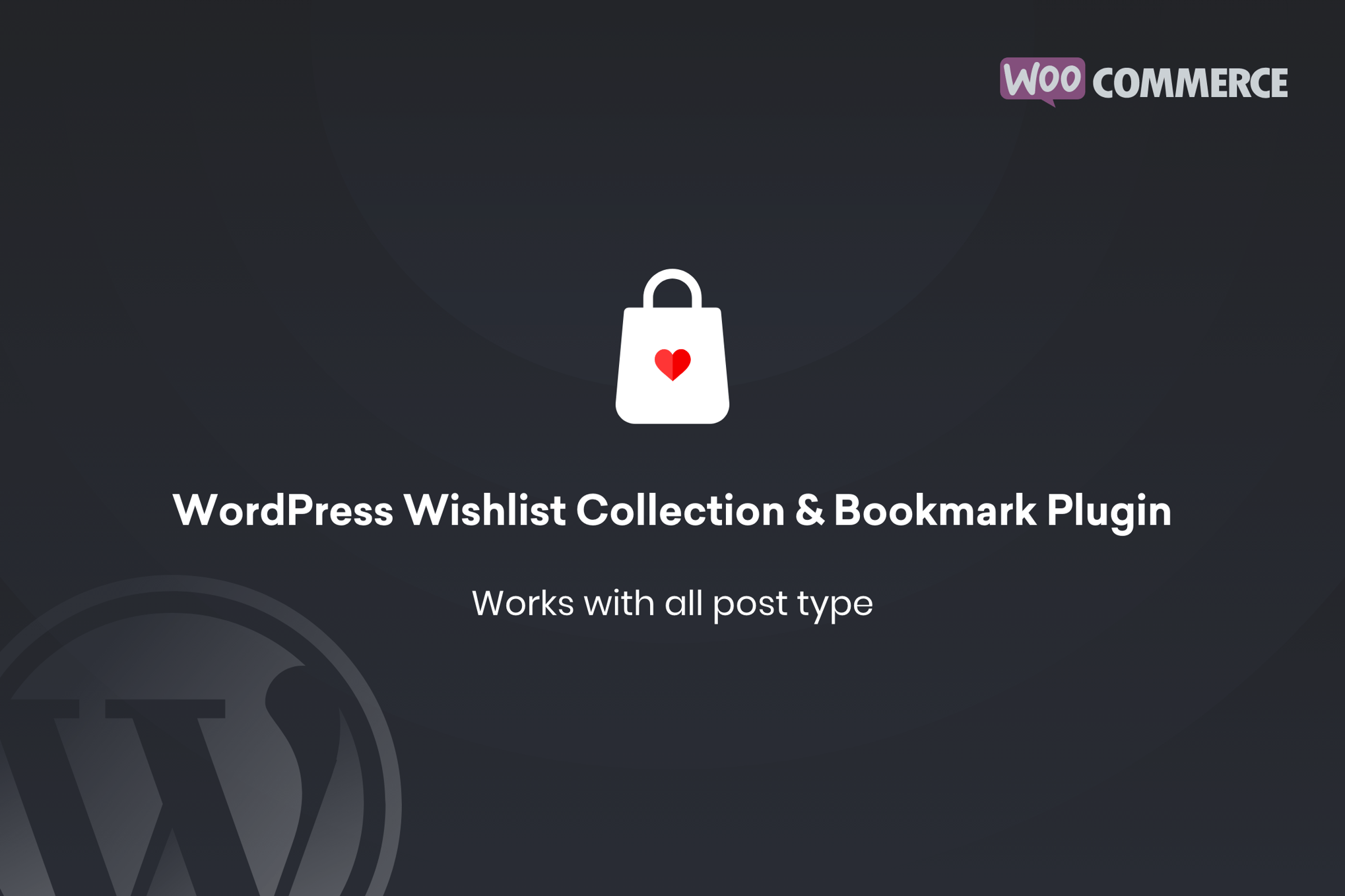 WordPress Wishlist Collection & Bookmark Plugin plugin cover image