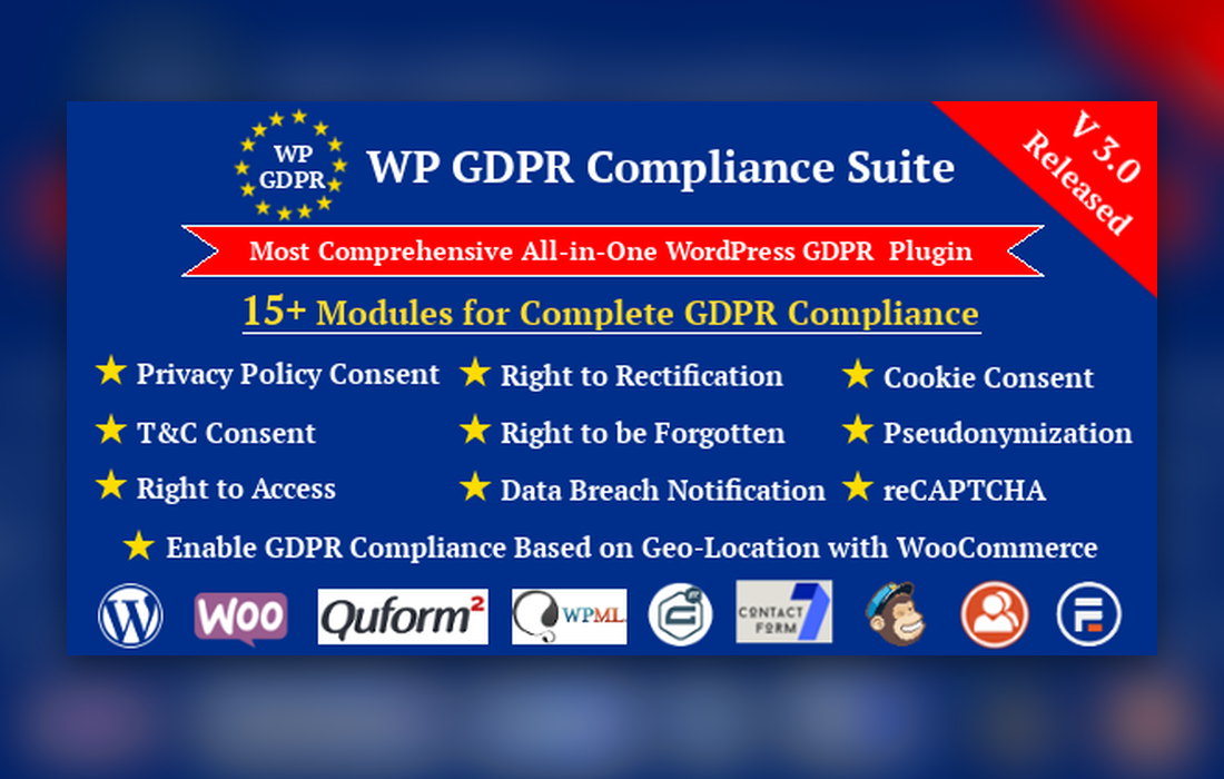 WP GDPR Compliance Suite plugin cover image