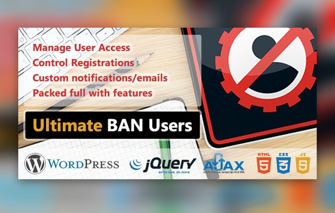 WP Ultimate BAN Users plugin cover image