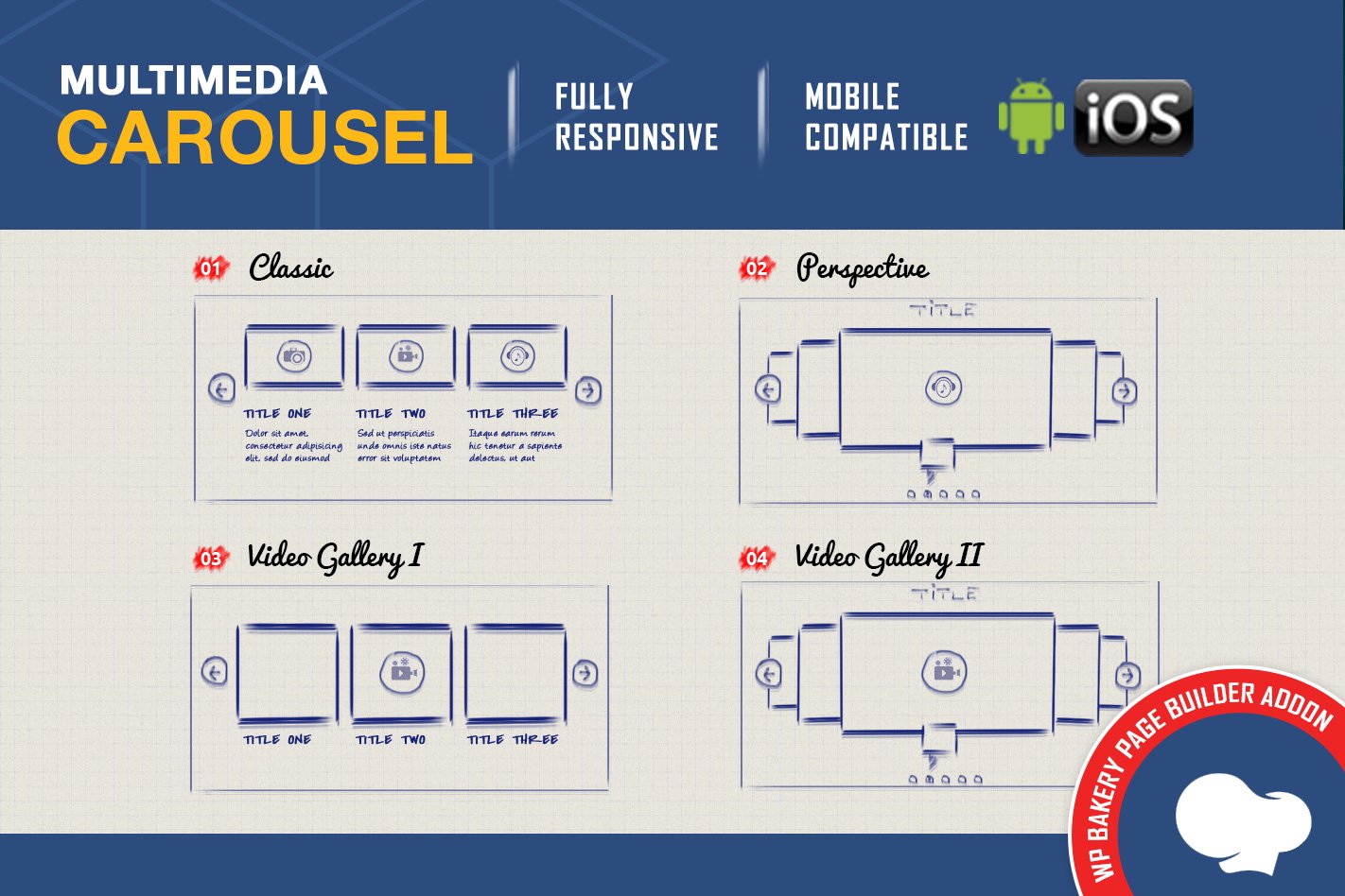 WPBakery Addon – Multimedia Carousel plugin cover image