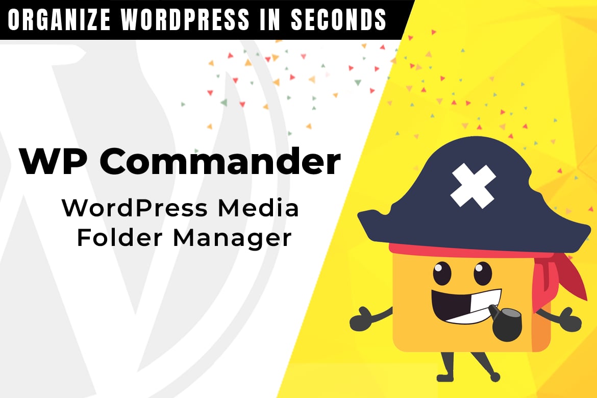 WPCommander - Media Folder Manager plugin cover image